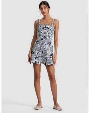 Alice + Olivia Kaidra Mini Dress - Blue