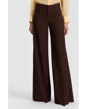 Alice + Olivia Olivia Wide Leg Pant - Brown