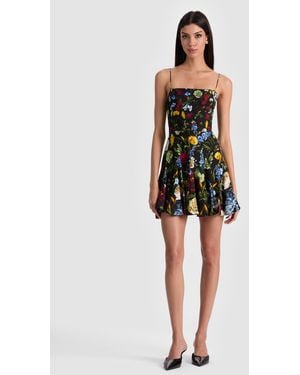 Alice + Olivia Ginny Mini Dress - Black