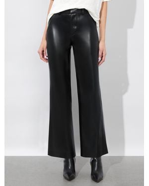 Alice + Olivia Alexander Vegan Trouser - Black