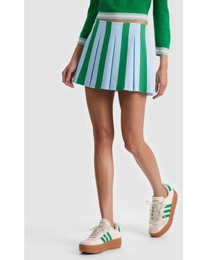 Alice + Olivia Emilie Mini Skirt - Green