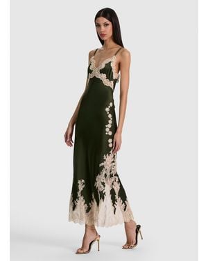 Alice + Olivia Julietta Lace Slip Dress - Natural