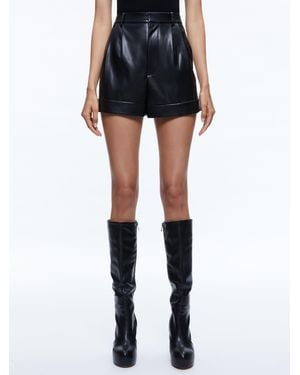 Alice + Olivia Conry Vegan Short - Black