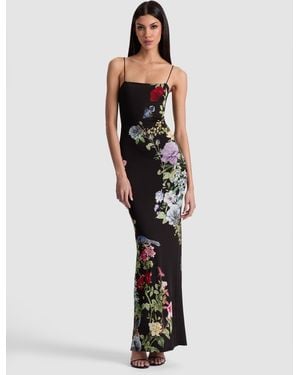 Alice + Olivia Fifi Maxi Dress - White