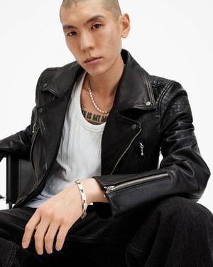 AllSaints Pelter Large Chain Bracelet - Black