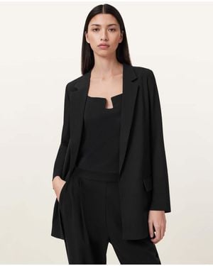 AllSaints Aleida Lightweight Tri Blazer - Black