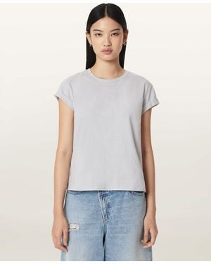 AllSaints Anna Striped Cotton T-Shirt - White