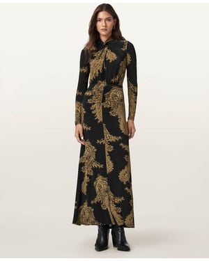 AllSaints Mina A-Line Maxi Dress - Multicolour
