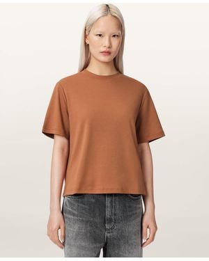 AllSaints Lisa Boxy Crew Neck T-Shirt - Multicolour