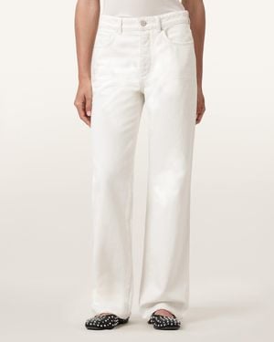 AllSaints Brooklyn Straight Leg Jeans - Natural