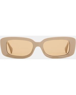 AllSaints Sonic Rectangular Shaped Sunglasses - Natural