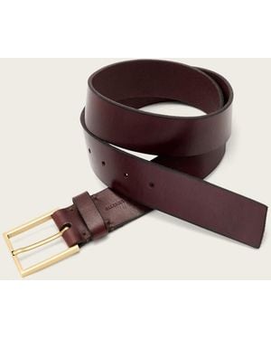 AllSaints Etta Leather Belt - Brown
