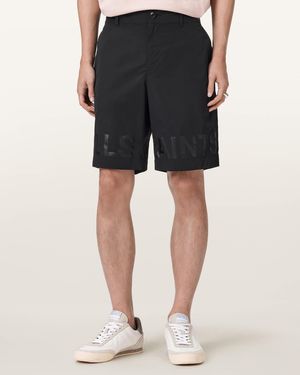 AllSaints Nexus Loose Fit Cargo Shorts - Black