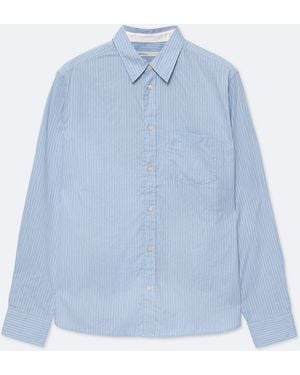 AllSaints Judd Regular-Fit Striped Shirt - Blue