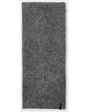 AllSaints Harlow Alpaca And Wool-Blend Scarf - Gray