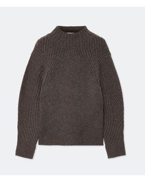 AllSaints Sadie Relaxed-Fit Wool-Blend Jumper - Brown