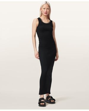 AllSaints Lucy Sleeveless Bodycon Maxi Dress - Black