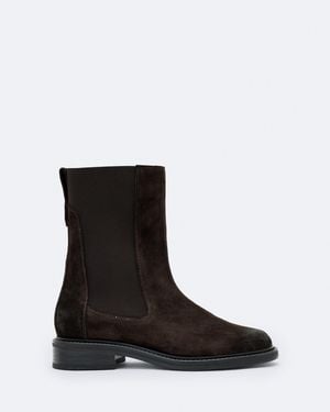 AllSaints Beryl Suede Chelsea Boots - Black