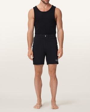 AllSaints Bjj Straight Fit Grappling Shorts - Black