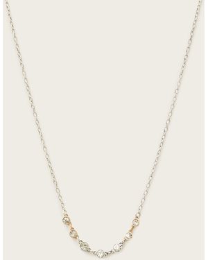 AllSaints Pippa Crystal Necklace - Natural