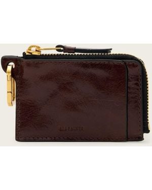 AllSaints Remy Leather Wallet - Brown