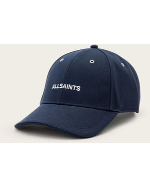 AllSaints Theo Baseball Cap - Blue