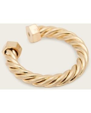 AllSaints Nia Rope Chain Ring - Natural