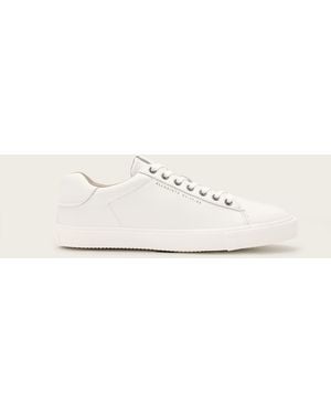 AllSaints Brody Leather Low Top Trainers - Natural