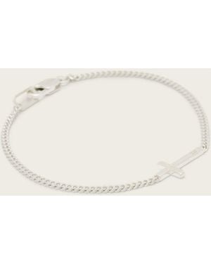 AllSaints Gabe Cross Bracelet - Natural