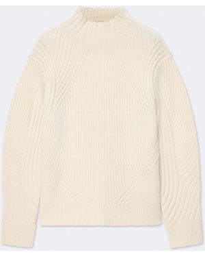 AllSaints Sadie Relaxed-Fit Wool-Blend Jumper - White
