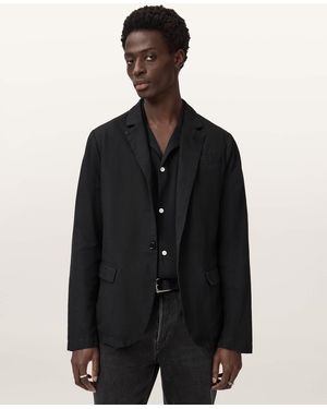 AllSaints Hanbury Slim Fit Blazer - Black