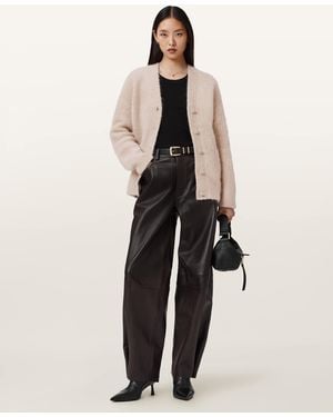 AllSaints Rubi Embellished Cardigan - Natural