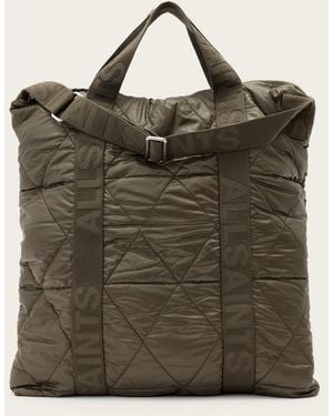 AllSaints Kei Quilted Backpack - Green