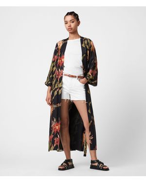 AllSaints Carine Nolina Kimono Womens - Black