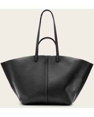 AllSaints Phoenix Spacious Desserto Tote Bag - Black