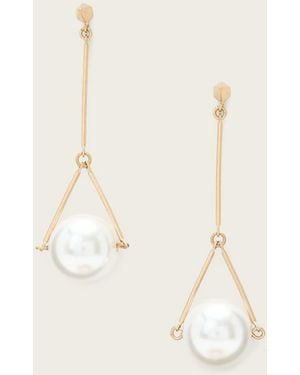 AllSaints Hazel Drop Earrings - Natural