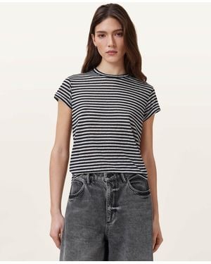 AllSaints Anna Crew Neck Short Sleeve T-Shirt - Blue