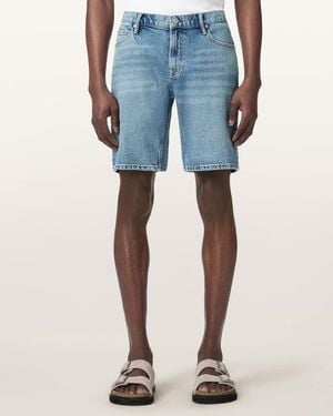 AllSaints Switch Slim Fit Denim Shirts - Blue