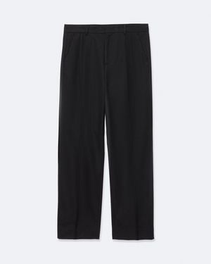AllSaints Ware Straight-Fit Double-Pleat Pants - Black