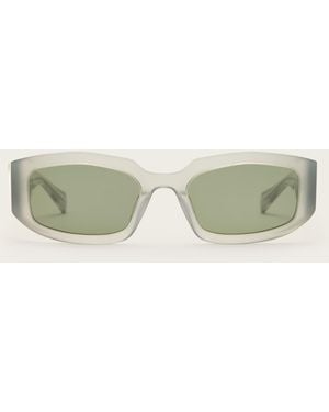 AllSaints Arlon Rectangle Frame Sunglasses - Green