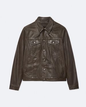 AllSaints Chaiyo Slim-Fit Trucker Jacket - Brown