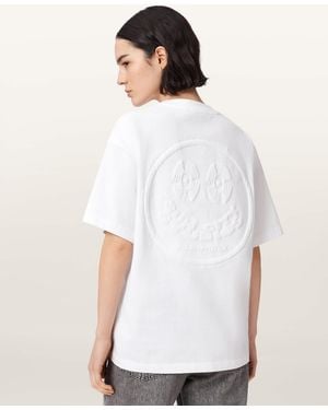 AllSaints Mabel Etta Oversized Cotton T-Shirt - White