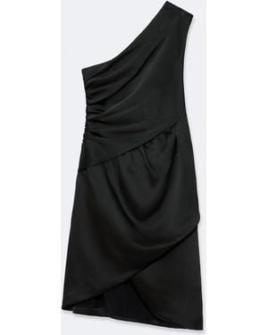 AllSaints Laima One-Shoulder Mini Dress - Black