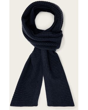 AllSaints Iggy Wool Blend Scarf - Blue