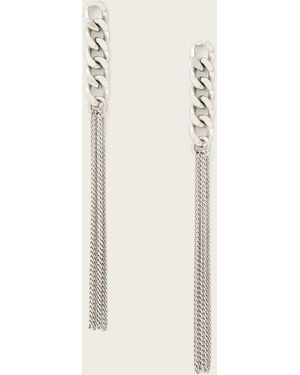 AllSaints Fern Fringe Earrings - Natural