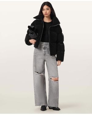 AllSaints Connie Relaxed Puffer Jacket - Black