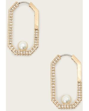 AllSaints Ellie Crystal Earrings - Natural