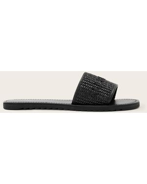 AllSaints Hoxton Single Strap Sliders - Natural