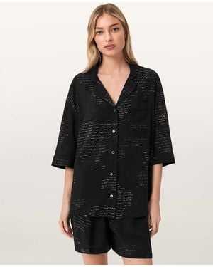 AllSaints Clem Pj Set - Black