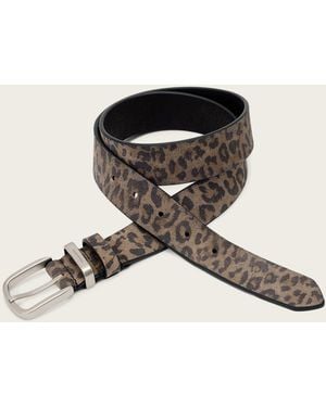 AllSaints Owen Suede Belt - Black